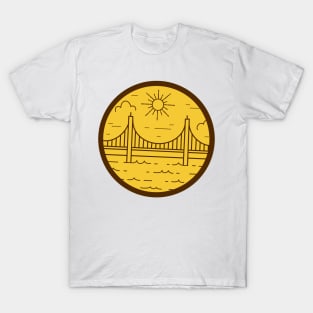 Bridge Scene Dual Tone T-Shirt